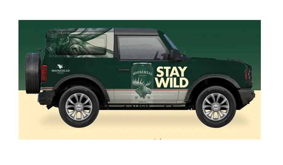 Moosehead Stay Wild Bronco Sweepstakes - Win a 2022 Ford Bronco SUV