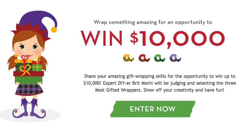 Most Gifted Wrapper Contest, Win $10k!