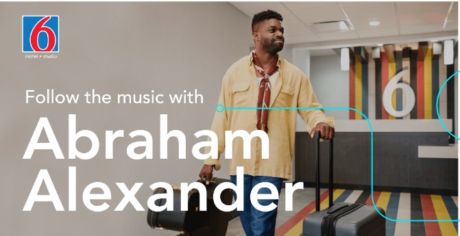 Motel 6 Abraham Alexander Sweepstakes - Win 2 VIP Passes To A Festival At Zilker Park In Austin, TX + Hotel Accommodations