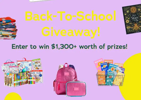 Mother's Back To School Giveaway - Win A $1,300 Back To School Package