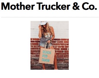 Mother Trucker & Co. Beach Bag Giveaway