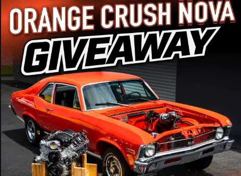 Motion Raceworks Orange Crush Nova Giveaway - 1970 Chevrolet Nova + $10,000 Cash Up For Grabs