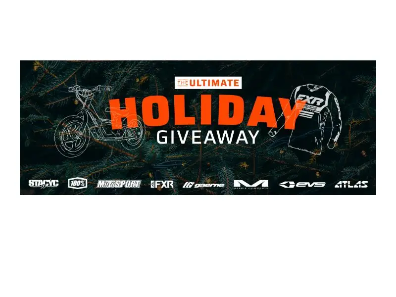 Motosport 2023 Holiday Sweepstakes - Win Two Stability Cycle Bikes And More