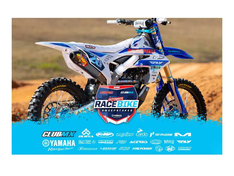 Motosport.com 2026 ClubMX Ultimate Racebike Sweepstakes  - Win A Dirt Bike Or Motorcycle Parts