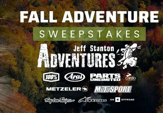 Motosport Fall Giveaway - Win A Trip To Jeff Stanton Adventures, Gear Kit & More (6 Winners)