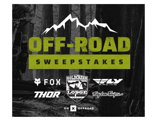 Motosport Fall Offroad Sweepstakes - Win an Offroad Adventure Trip and More!