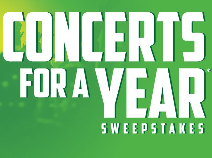 Mountain Dew Concerts For A Year Sweepstakes – Win Free Concert Tickets For A Year