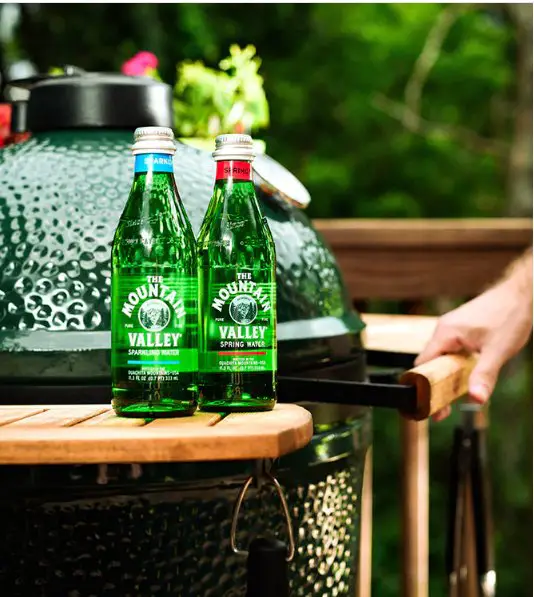 Mountain Valley Spring Water Big Green Summer Sweepstakes – Win A Big Green Egg & 60 Cases Of Mountain Valley Spring Water