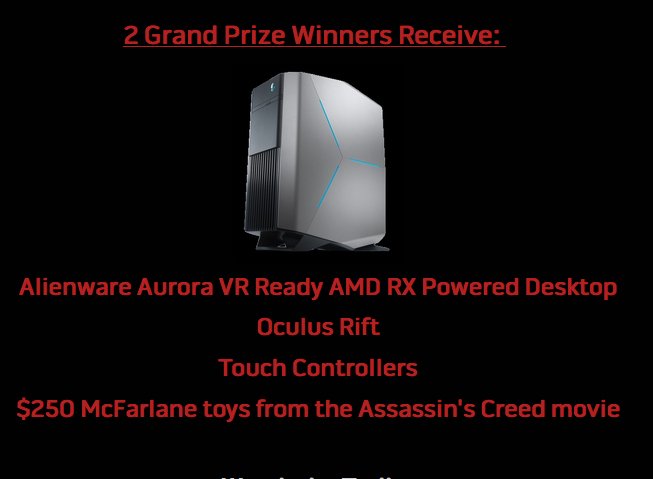 Movie VR Experience Giveaway