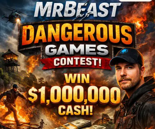 MrBeast Most Dangerous Games Skill Contest - Win $1,000,000 Cash