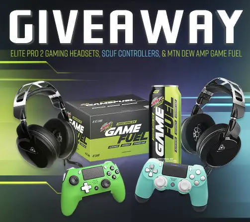 MTN DEW AMP Game Fuel Giveaway