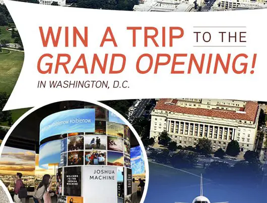 Museum of the Bible Travel Sweepstakes