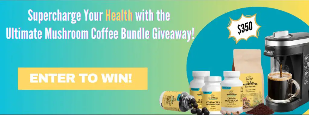 Mush Coffee Ultimate Mushroom Coffee Bundle & Supplements Giveaway - Win A Coffee Maker & More