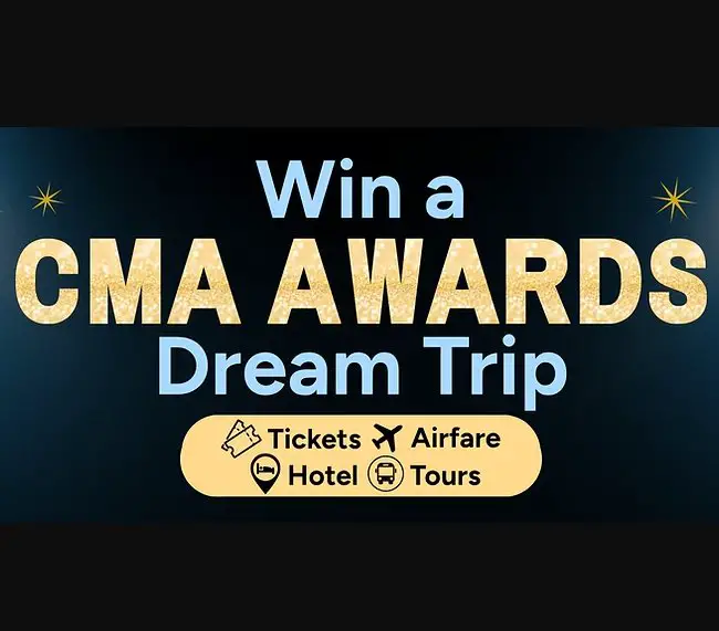 Music Choice CMA Awards Dream Trip Sweepstakes - Win a Trip for 2 to the 2026 CMA Awards Show