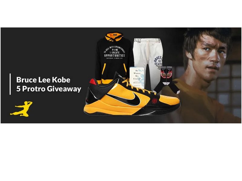 Musictoday Nike Zoom Kobe 5 Protro Bruce Lee Giveaway - Win Sneakers, Hoodies And More