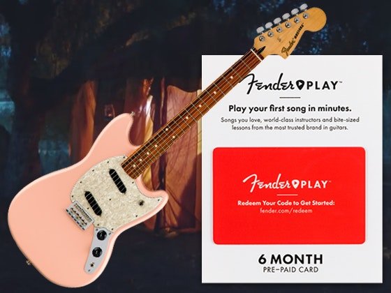 Mustang Fender Offset Guitar + 6 Month Subscription to Fender Play Sweepstakes