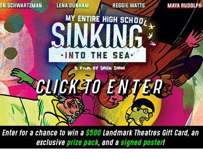 My Entire High School Sinking Into The Sea Sweepstakes