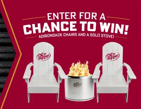 MyCoke Fall Football Sweepstakes - Win Adirondack Chairs & Solo Stove (4 Winners)