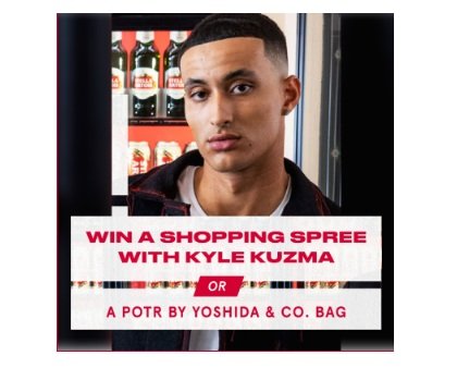 MyCooler Stella Artois Secure the Bag Sweepstakes - Win a Shopping Spree with Kyle Kuzma