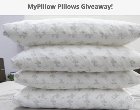 MyPillow Pillows Giveaway
