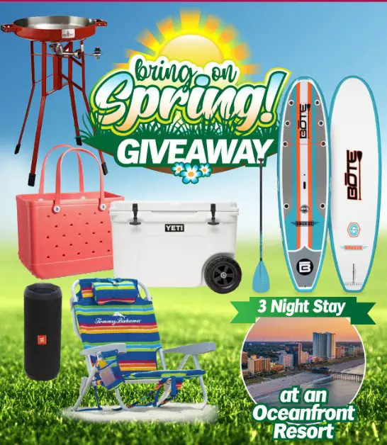 Myrtle Beach Bring On Spring Giveaway– Win A 3-Night Getaway & More