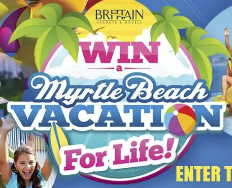 Myrtle Beach Vacation For Life Sweepstakes