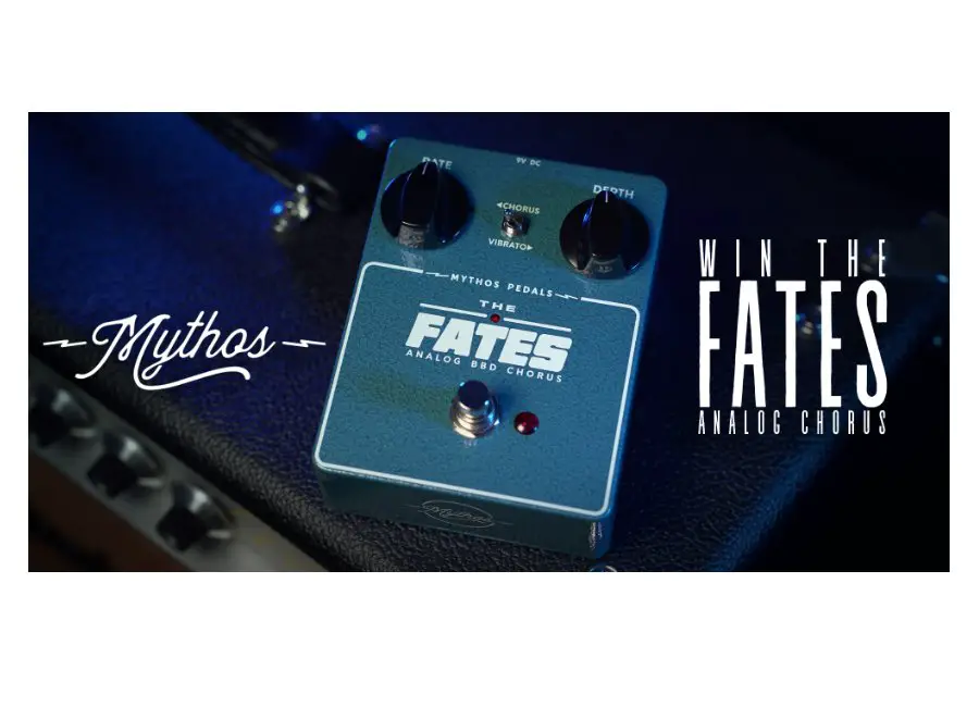 Mythos Pedals The Fates Analog Chorus Giveaway - Win A Brand New Chorus Pedal