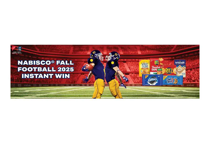 Nabisco Fall Football 2025 Instant Win - Win Up To $100 Gift Card