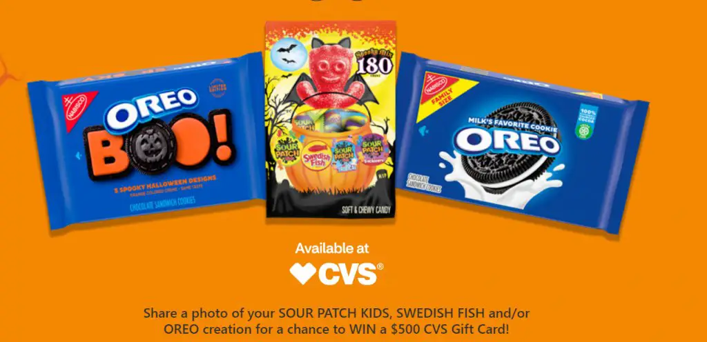 Nabisco Halloween Sweepstakes—$500 CVS Gift Card Up For Grabs