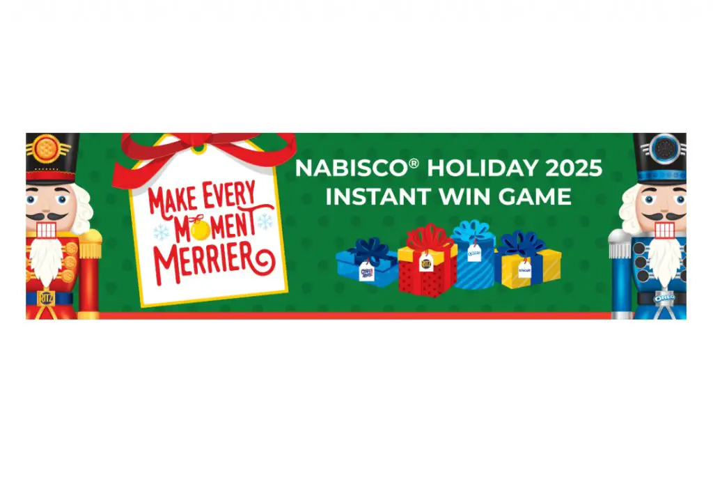 Nabisco Holiday 2025 Instant Win - Win $100, $50, $25 Commissary Or Exchange Gift Cards (64 Winners)