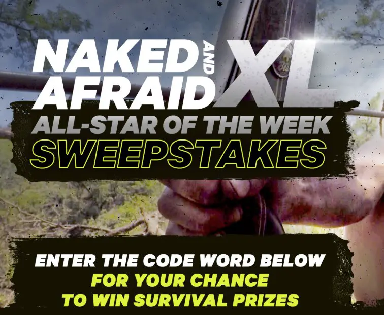 Naked and Afraid Giveaway