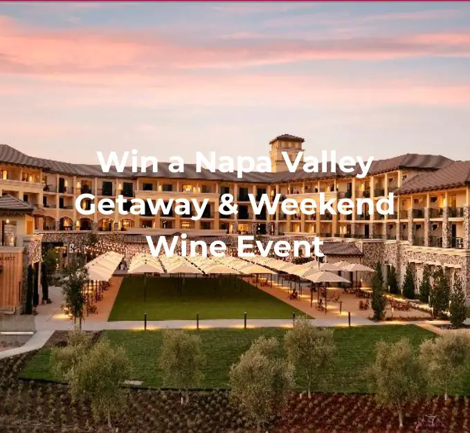 Napa Valley Getaway & Weekend Wine Event Giveaway - Win A 3-Night Stay For 2 At Meritage Resort & Spa In Napa, CA