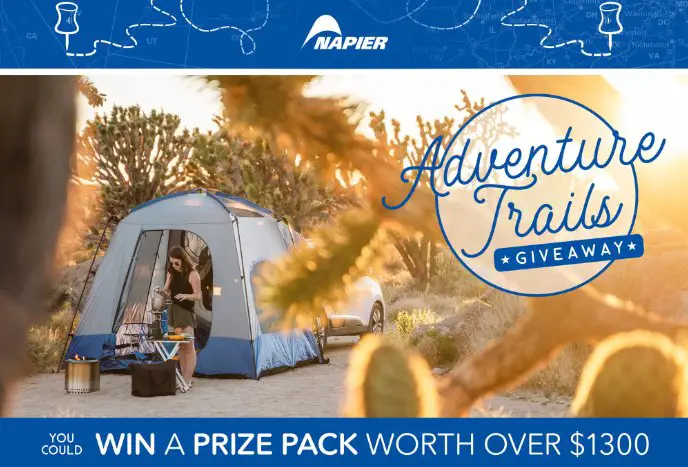 Napier Outdoors Adventure Trails Giveaway - Win A $1,300 Prize Pack Including Sportz Air Mattress & More