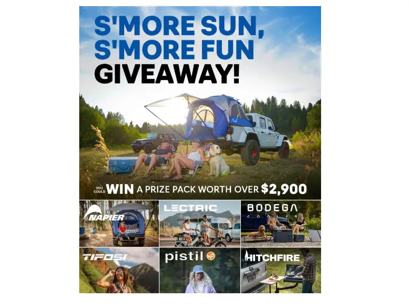 Napier Outdoors S'More Sun, S'More Fun Giveaway - Win Outdoor Gear, EBike & Gift Cards