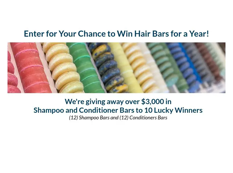Naples Soap Company Hair Bars For A Year Sweepstakes - Win A Year's Supply Of Shampoo Bar & Conditioner (10 Winners)