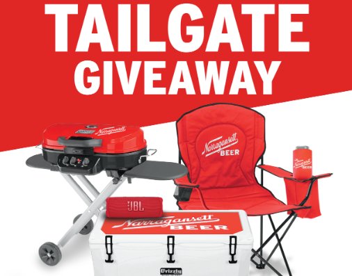 Narragansett Ultimate Tailgate Giveaway - Portable Grill, Lawn Chairs & More Up for Grabs