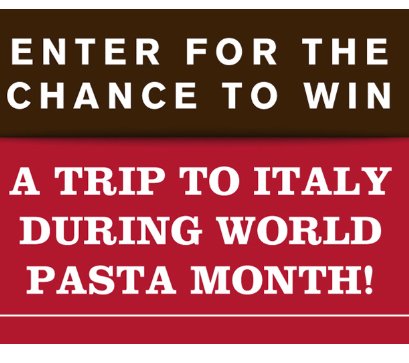 National Pasta Month Sweepstakes