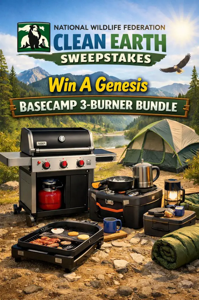 National Wildlife Federation Clean Earth Sweepstakes – Win A Genesis Basecamp 3-Burner Bundle