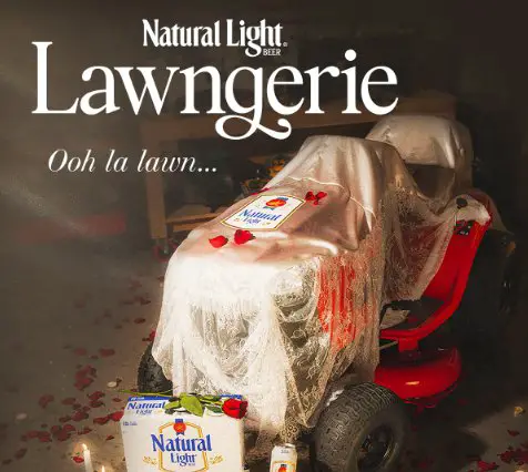 Natural Light Lawngerie Sweepstakes - Win a Lawnmower + Custom “Lawngerie” Cover