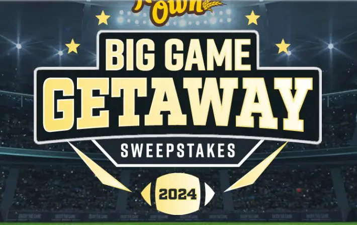 Nature’s Own Big Game Getaway Sweepstakes - Win An All-Expenses-Paid Trip To The Big Game In Las Vegas