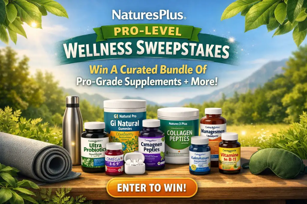 NaturesPlus Pro-Level Wellness Sweepstakes – Win A Curated Bundle Of Pro-Grade Supplements + More