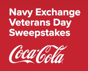 Navy Exchange Veterans Day Sweepstakes