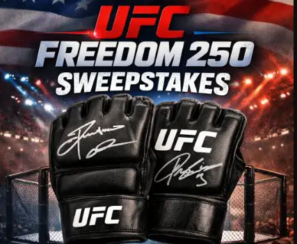 NDO H2O “UFC Freedom 250” Sweepstakes - Win Signed UFC Fight Gloves (10 Winners)