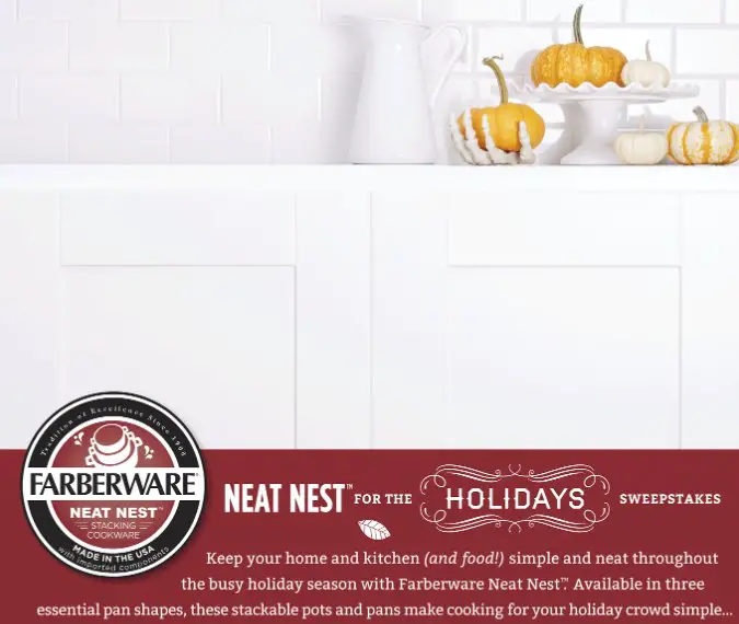 Neat Nest for the Holidays Sweepstakes
