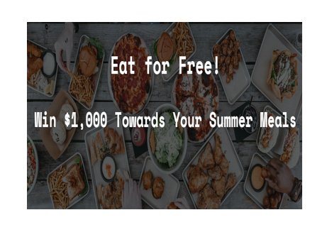 Need 2 Know Eat For Free Sweepstakes - Win $1,000 Towards Your Summer Meals