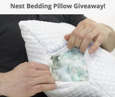 Nest Bedding Pillow Giveaway