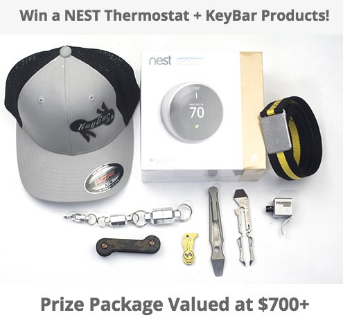 Nest Thermostat + Keybar Sweepstakes