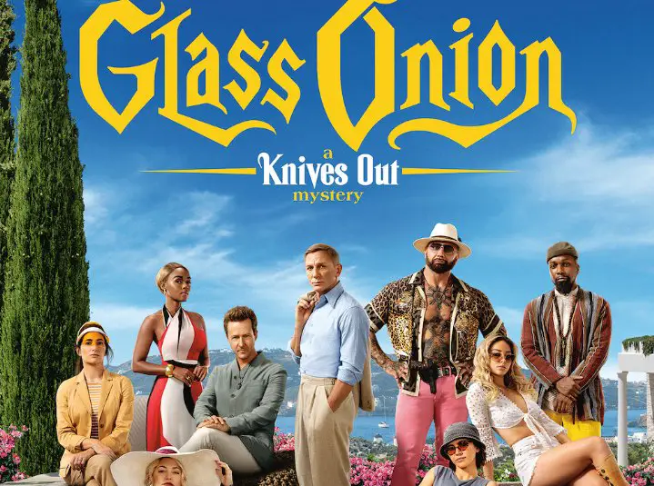 Netflix Glass Onion Poster Giveaway - Win 1 Of 10 Glass Onion: A Knives Out Mystery Movie Posters
