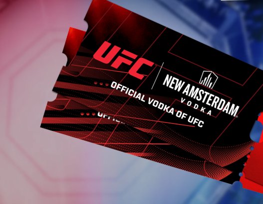 New Amsterdam & UFC Tile Tap Out Sweepstakes - Win tickets for 2 to a UFC event & the UFC Post Octagon tour