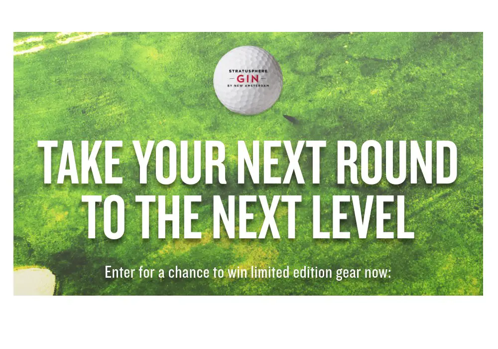 New Amsterdam Stratusphere Gin & Skratch Golf Gear Sweepstakes